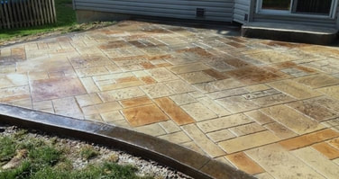 stamped concrete patio nampa id